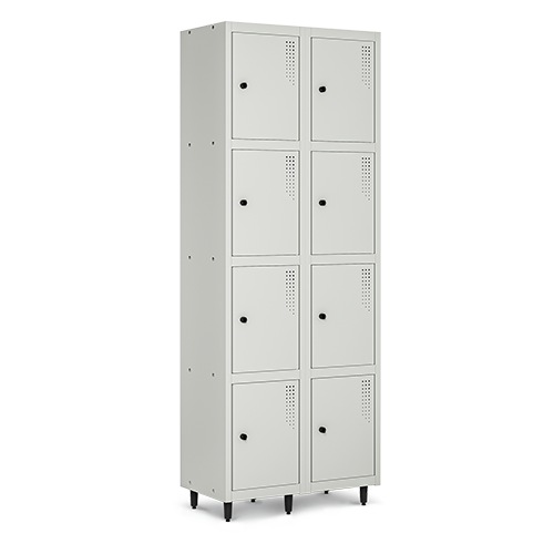 roupeiro | locker de aço 8 portas pequenas montável