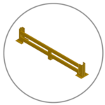 guard rail ou protetor de montante